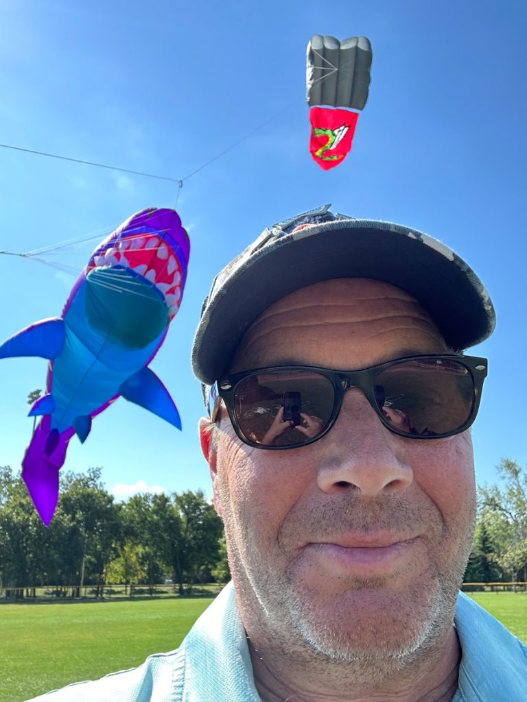 Portrait of David Zavell for #BojiKites in Okoboji, IA.