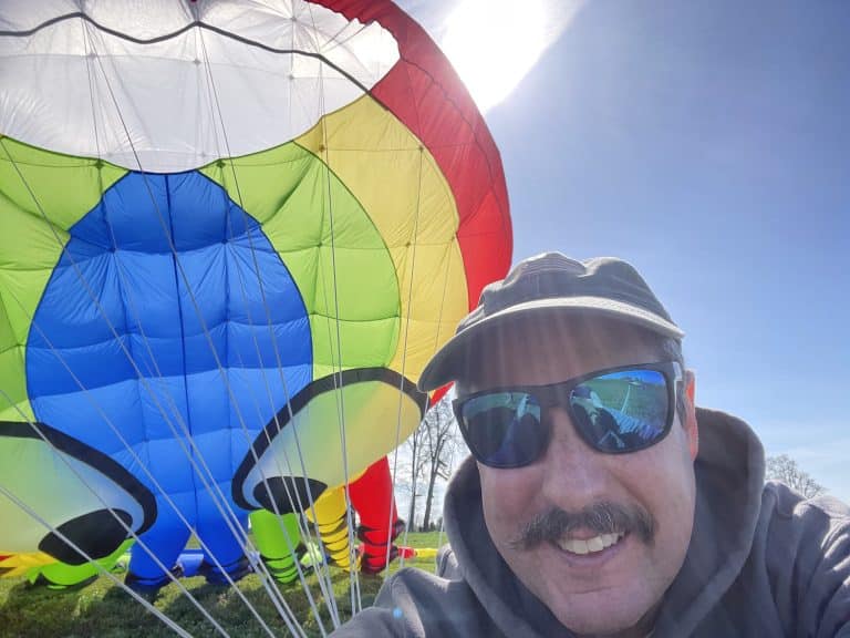 Portrait of Phil Burks for #BojiKites in Okoboji, IA.