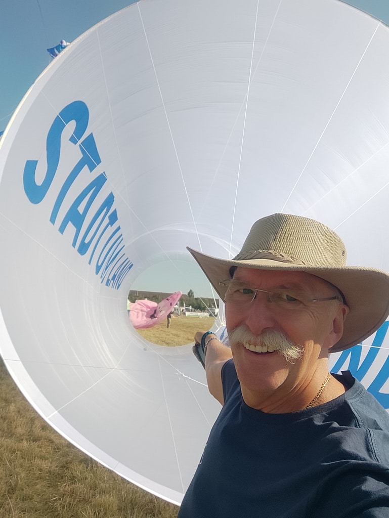 Portrait of Rolf Zimmerman for #BojiKites in Okoboji, IA.