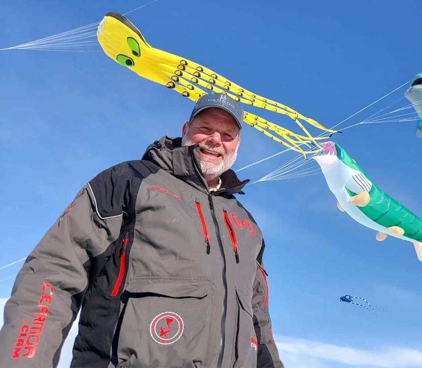 Portrait of Steve Boote for #BojiKites in Okoboji, IA.