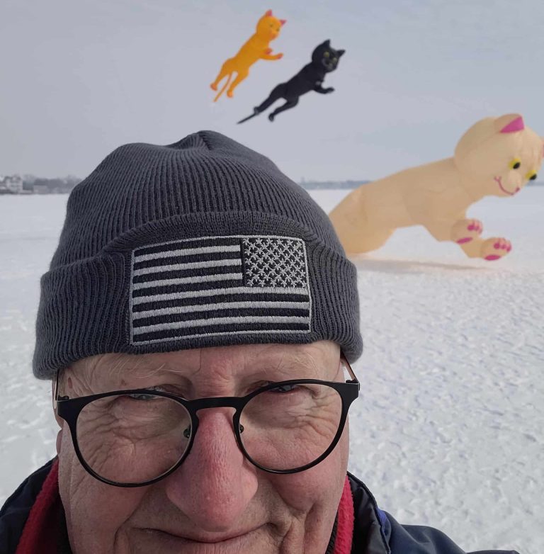 Portrait of Dale Bowden for #BojiKites in Okoboji, IA.