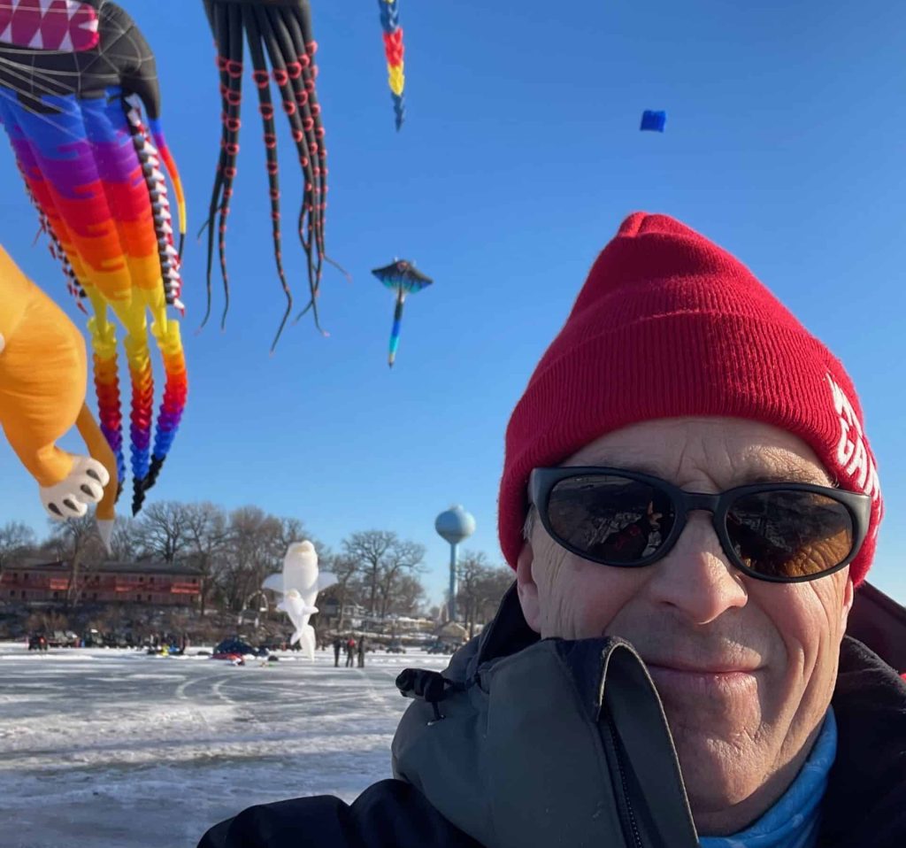 Portrait of David Hoggan for #BojiKites in Okoboji, IA.