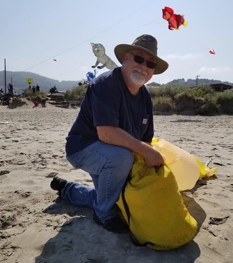 Portrait of Steve Tipton for #BojiKites in Okoboji, IA.